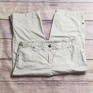 Style & Co. 16W tan capris
